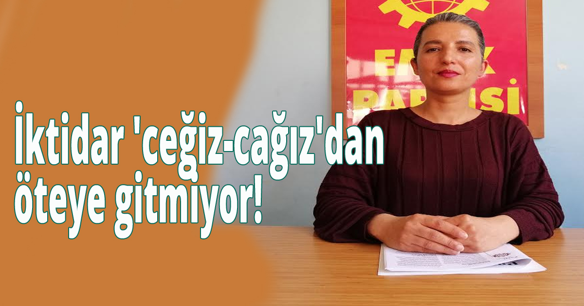 Emek Partisi: İktidar 'ceğiz-cağız'dan öteye gitmiyor! 