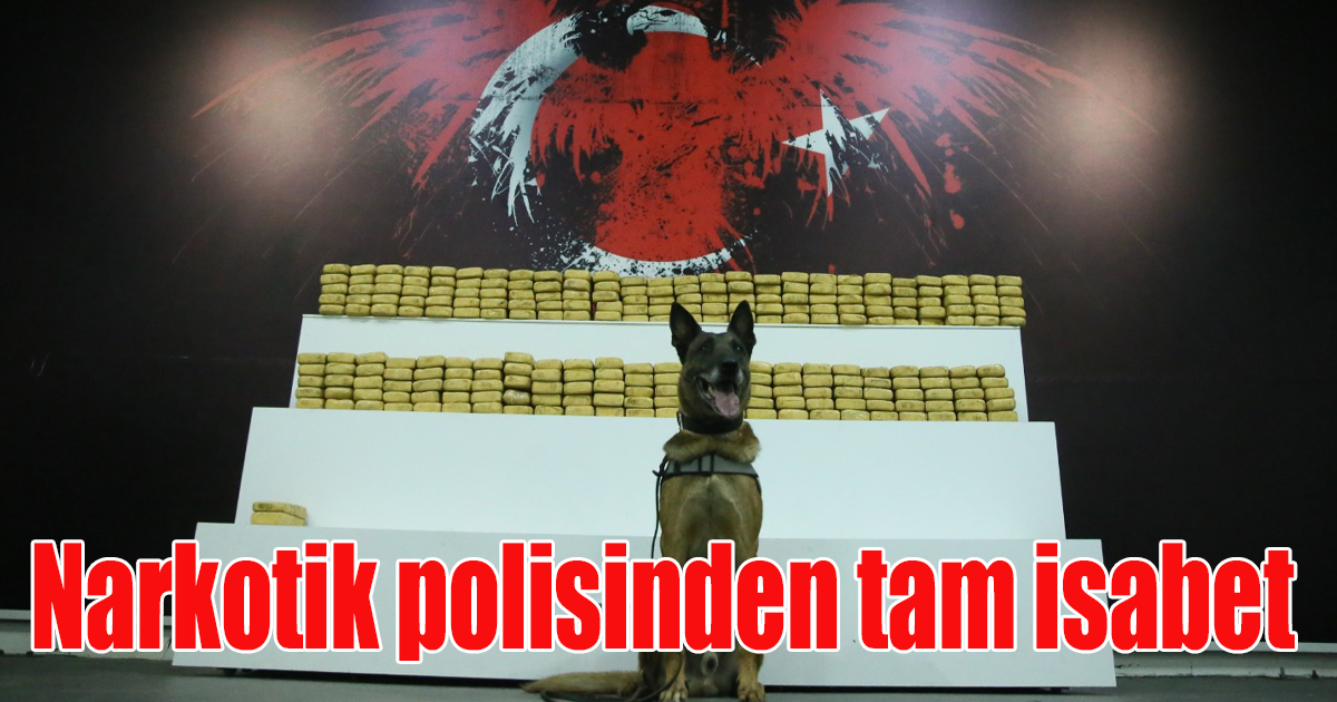 Narkotik polisinden tam isabet