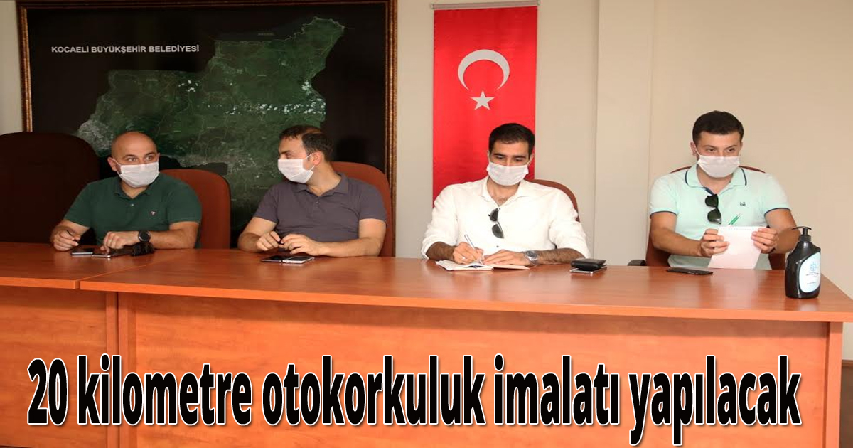  20 kilometre otokorkuluk imalatı yapılacak