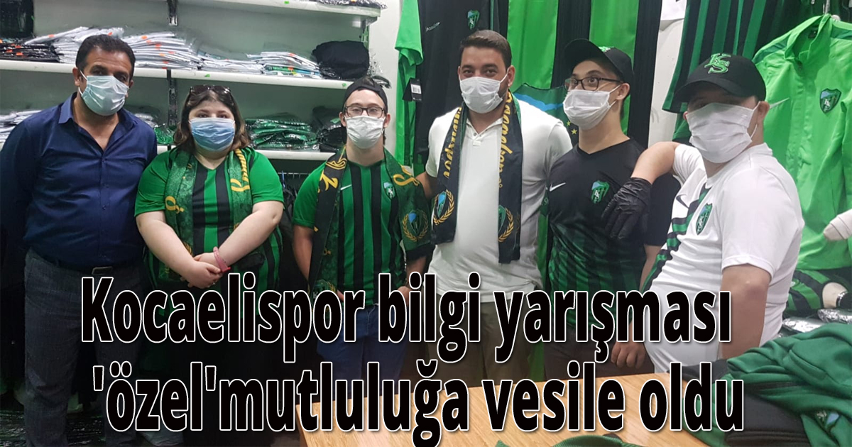 Kocaelispor bilgi yarışması 'özel'mutluluğa vesile oldu 