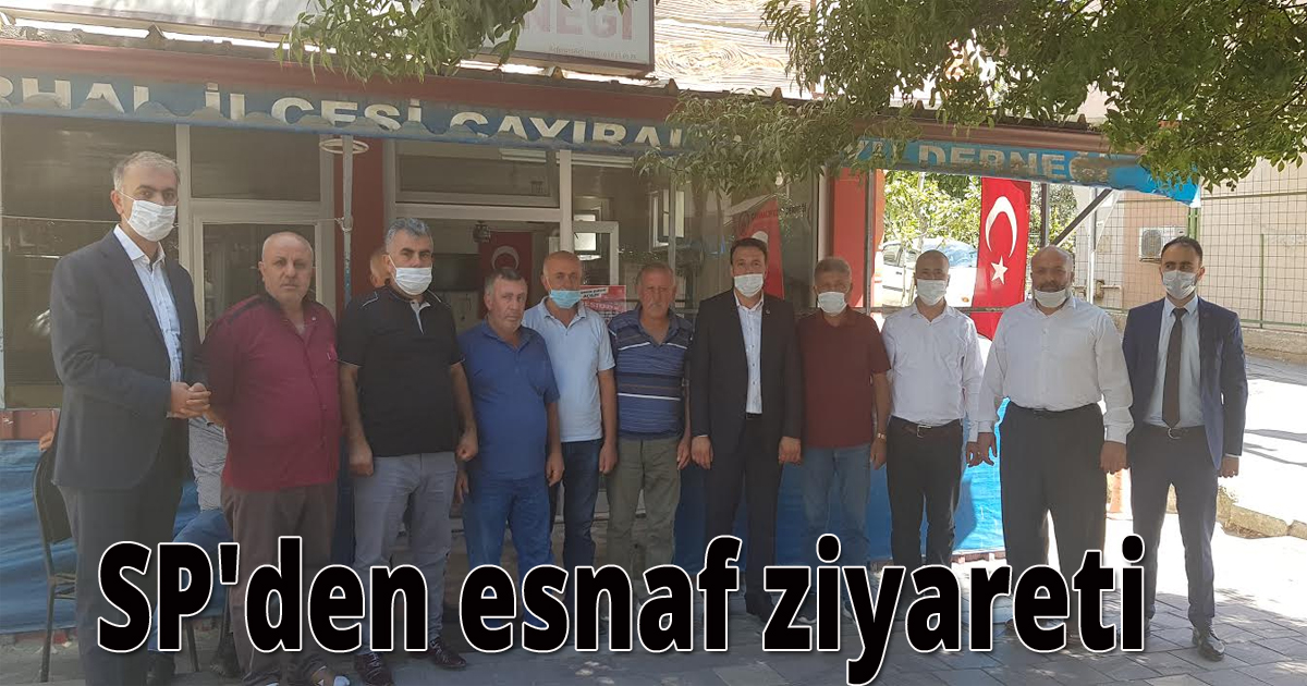 SP'den esnaf ziyareti
