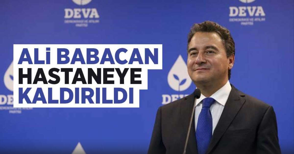 Ali Babacan, hastanede