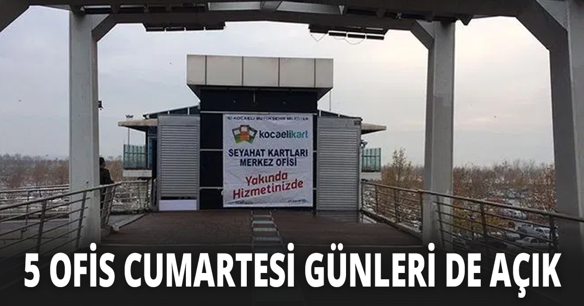 Seyahat kartları ofisleri, Eylül ayında Cumartesi günleri açık olacak