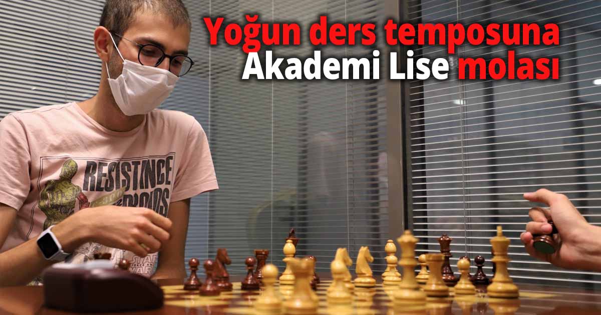 Yoğun ders temposuna Akademi Lise molası