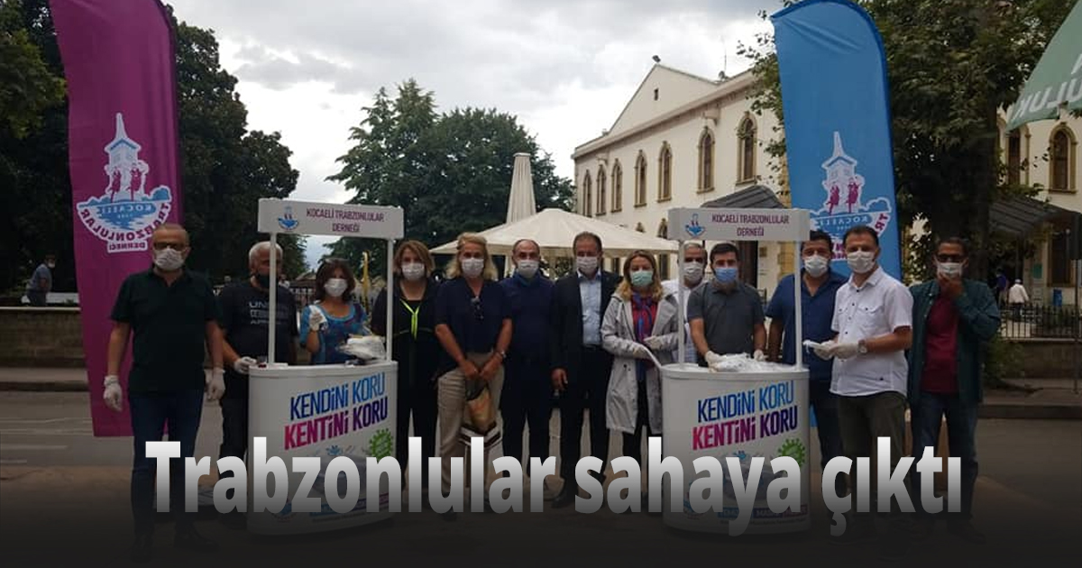 Trabzonlular sahaya çıktı