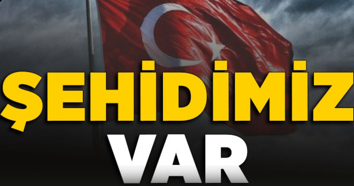 Şehidimiz var