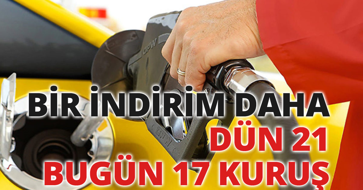 Motorine bir indirim daha