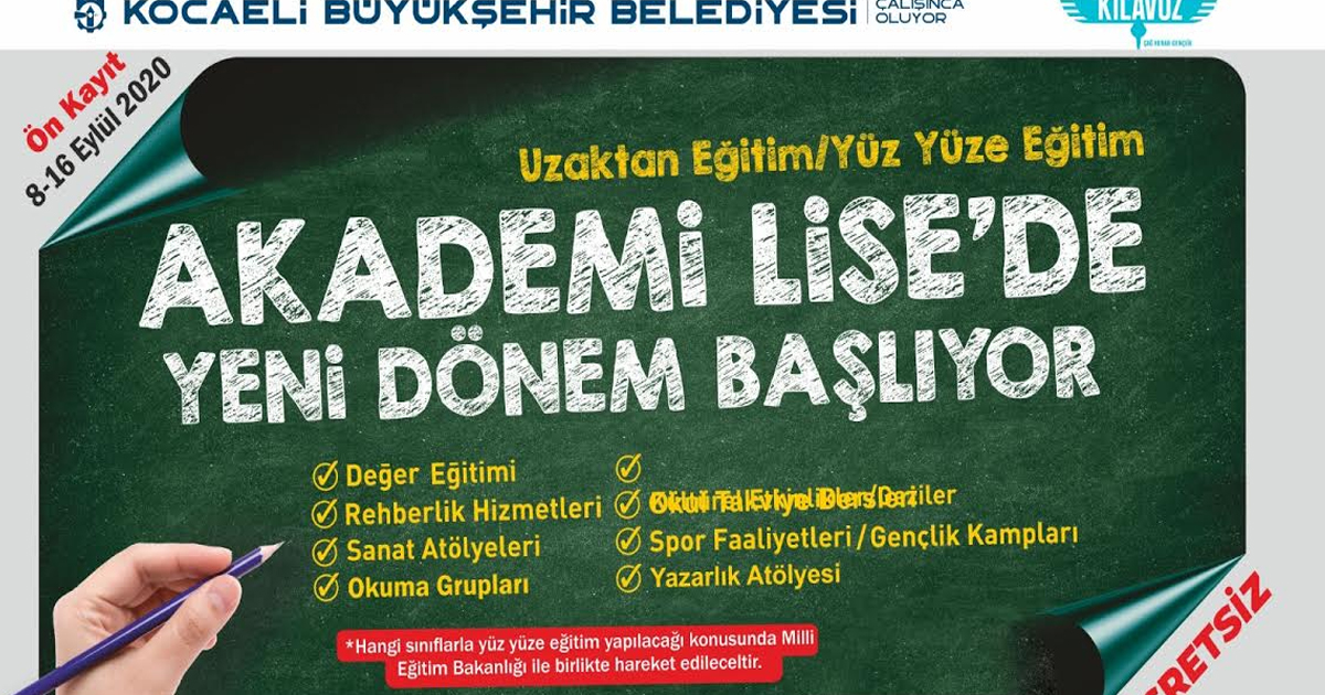 Akademi Lise’de yeni dönem kayıtları başladı