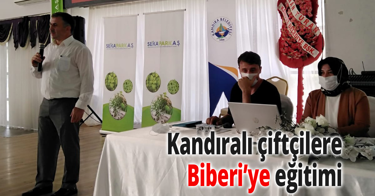 Kandıralı çiftçilere Biberi’ye eğitimi