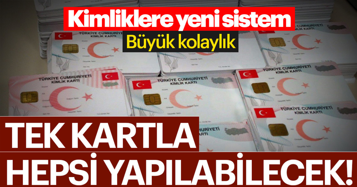 Çipli kimlik kartlarında yeni dönem başlıyor