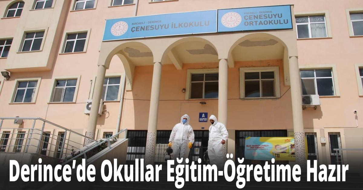 Derince’de Okullar Eğitim-Öğretime Hazır