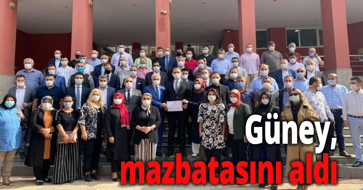 Güney, mazbatasını aldı