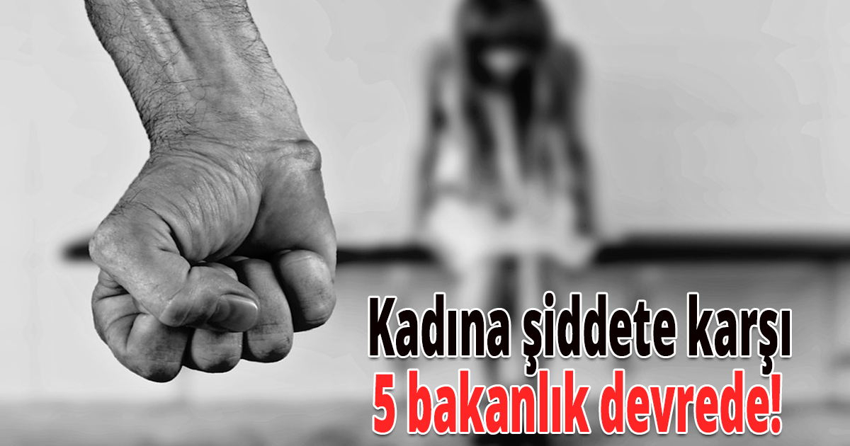Kadına şiddete karşı 5 bakanlık devrede!