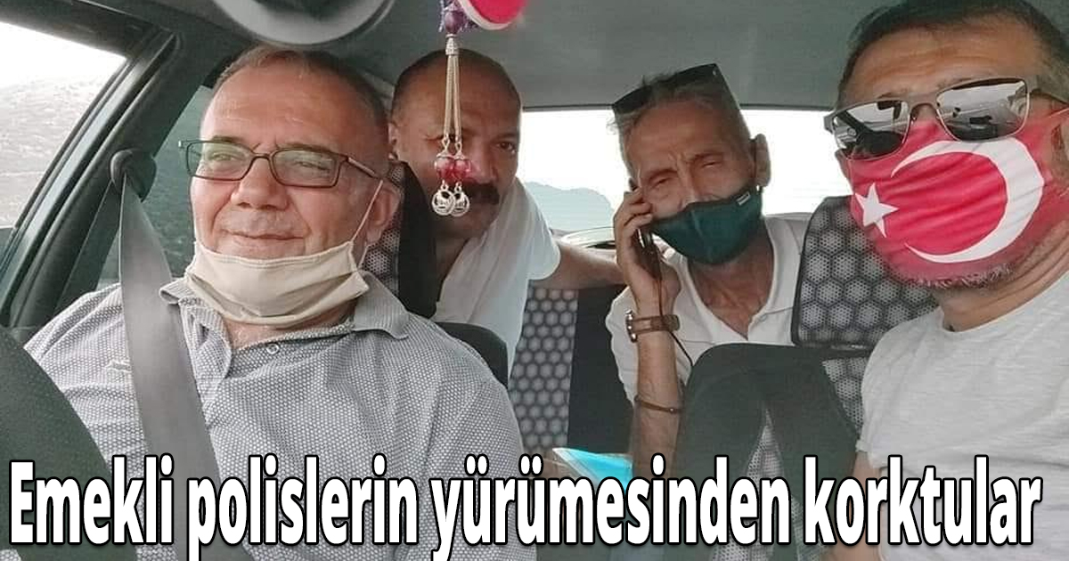 Emekli polislerin yürmesinden korktular