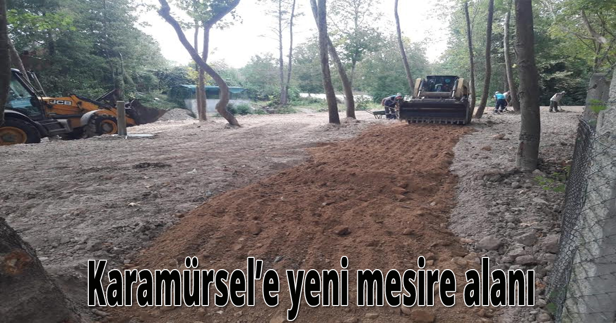 Karamürsel’e yeni mesire alanı