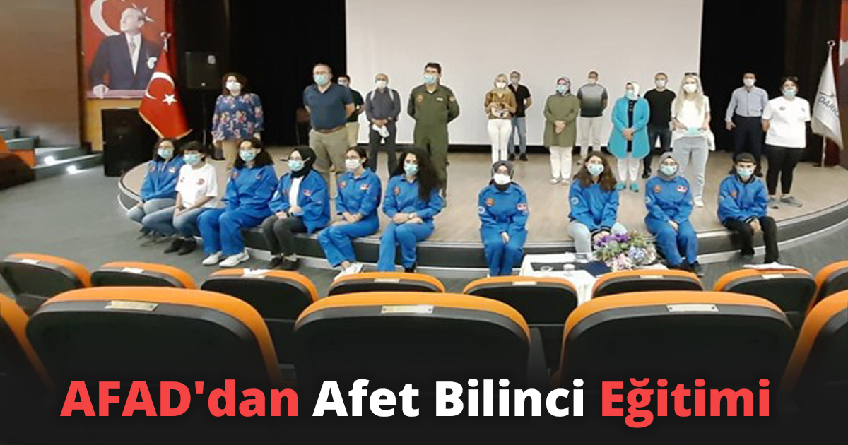 AFAD'dan Afet Bilinci Eğitimi