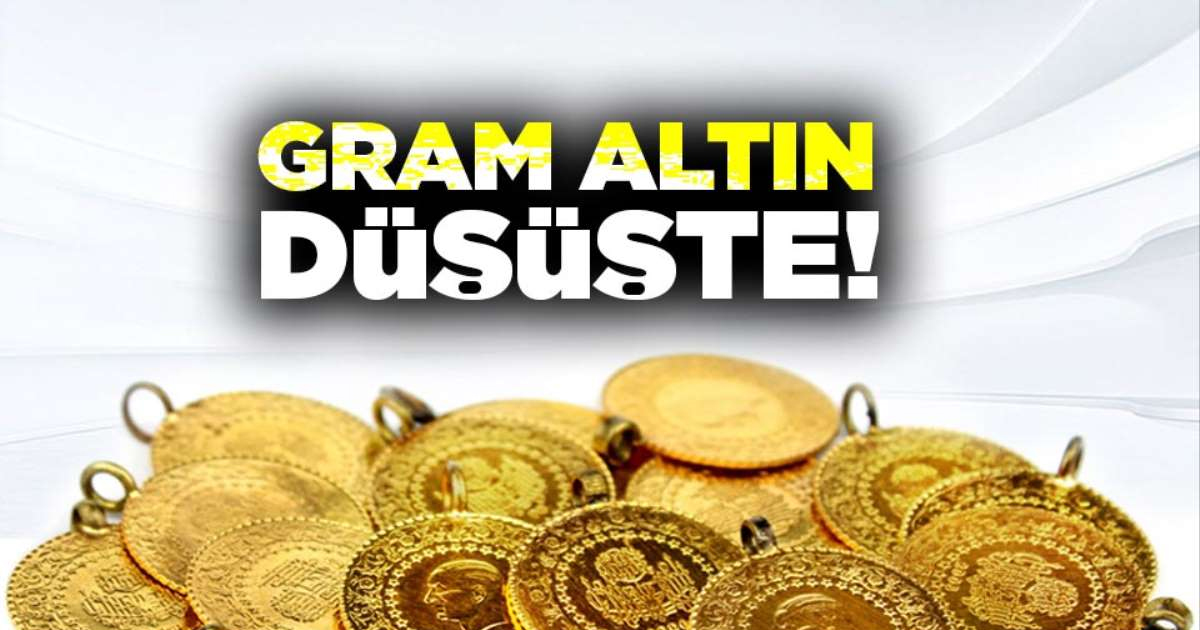 Altın düşüşte...