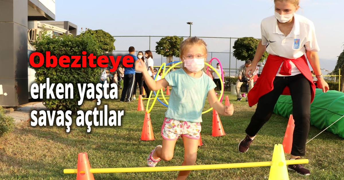 Obeziteye erken yaşta savaş açtılar