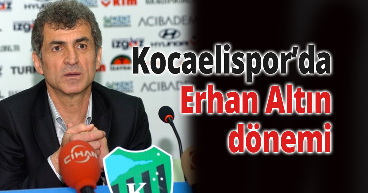 Kocaelispor Teknik patronu belli oldu