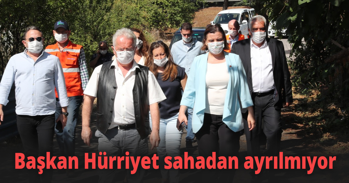 Başkan Hürriyet sahadan ayrılmıyor