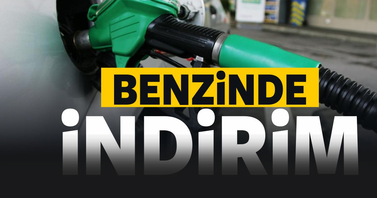 Benzine indirim geliyor