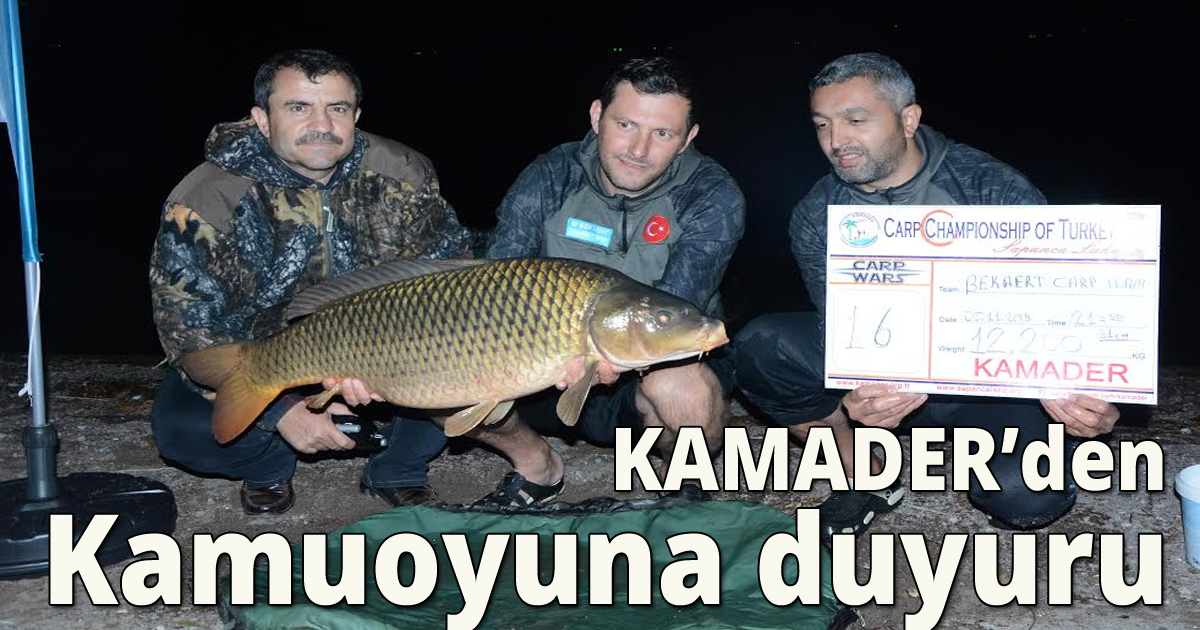 KAMADER'den Kamuoyuna duyuru