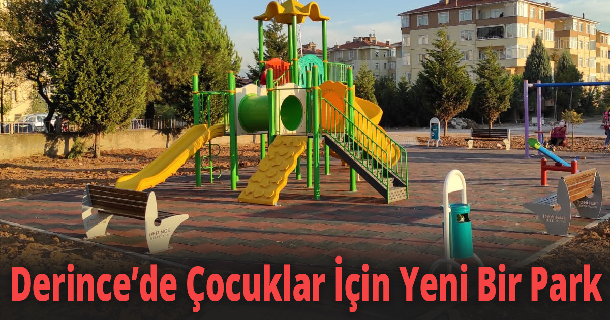 Derince’de Çocuklar İçin Yeni Bir Park