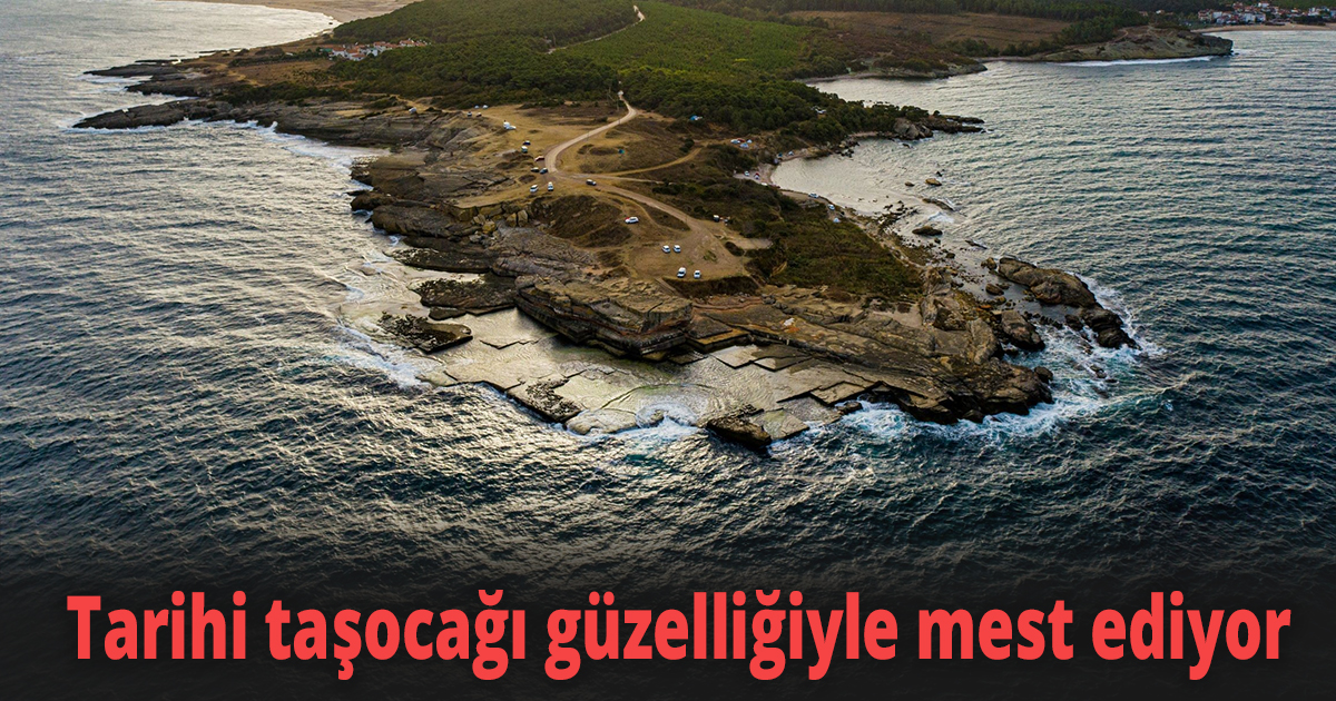 Tarihi taşocağı güzelliğiyle mest ediyor