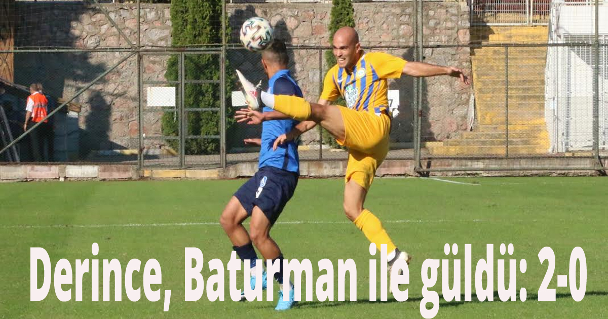 Derince, Baturman ile güldü: 2-0
