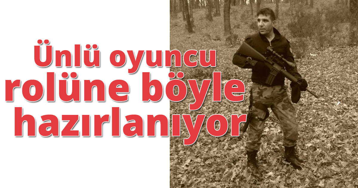 Ünlü oyuncu rolüne böyle hazırlanıyor