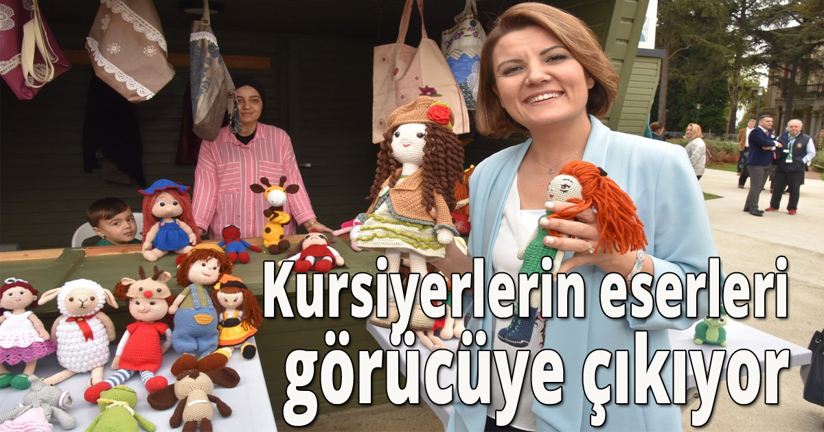 Kursiyerlerin eserleri görücüye çıkıyor