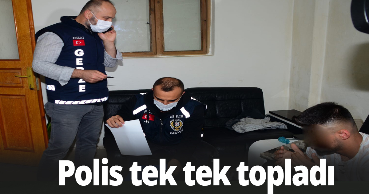 Polis tek tek topladı