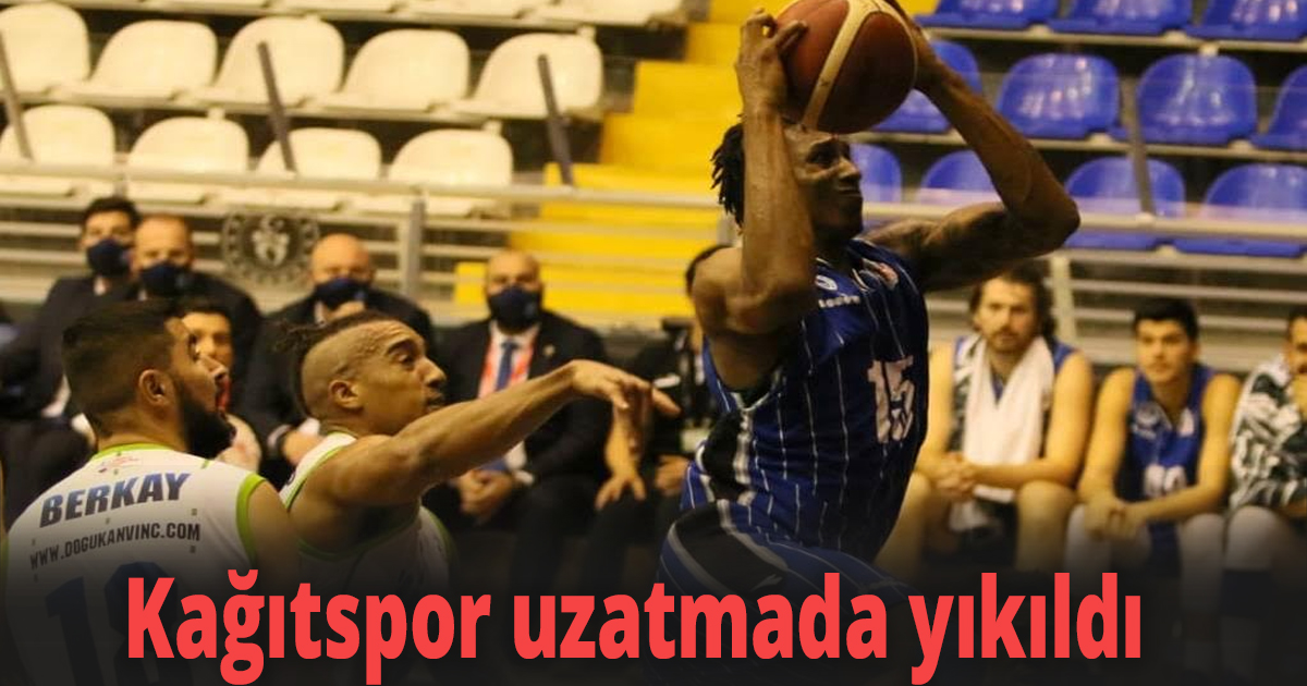 Kağıtspor uzatmada yıkıldı