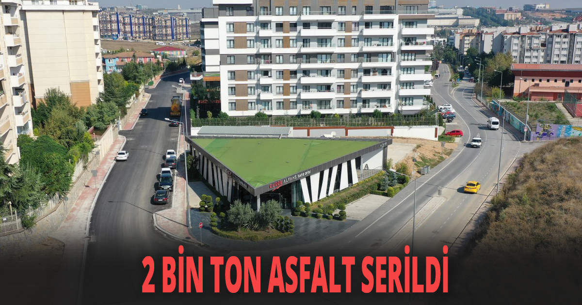 Çayırova Akse Mahallesi’ne modern yol