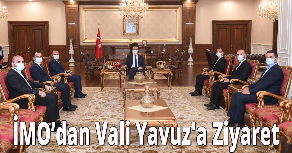 İnşaat Mühendislerinden Vali Yavuz'a Ziyaret