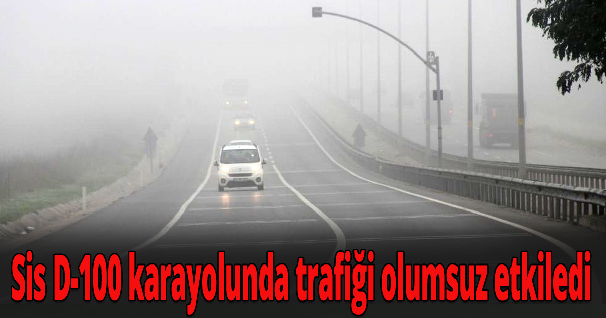 Kocaeli'de sabah saatlerinde yoğun sis etkili oldu 