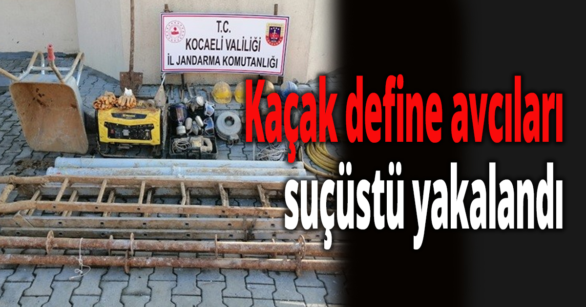 Kaçak define avcıları suçüstü yakalandı