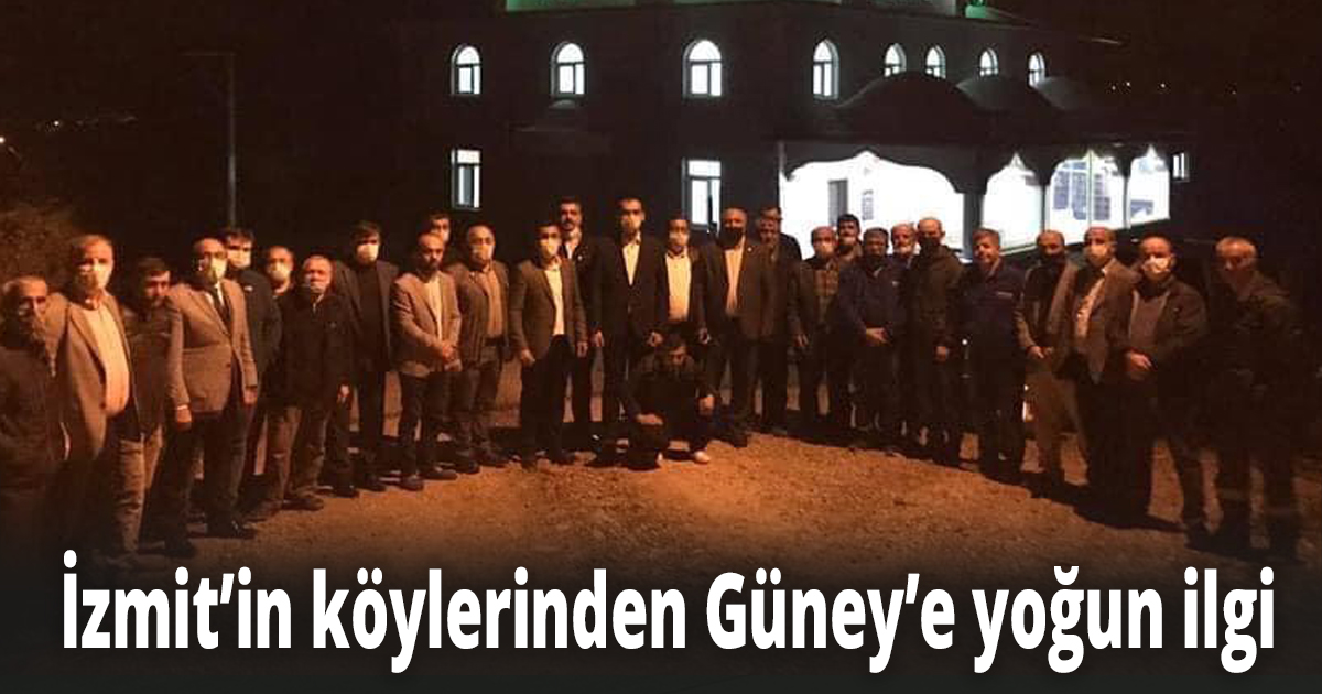 İzmit’in köylerinden Güney’e yoğun ilgi