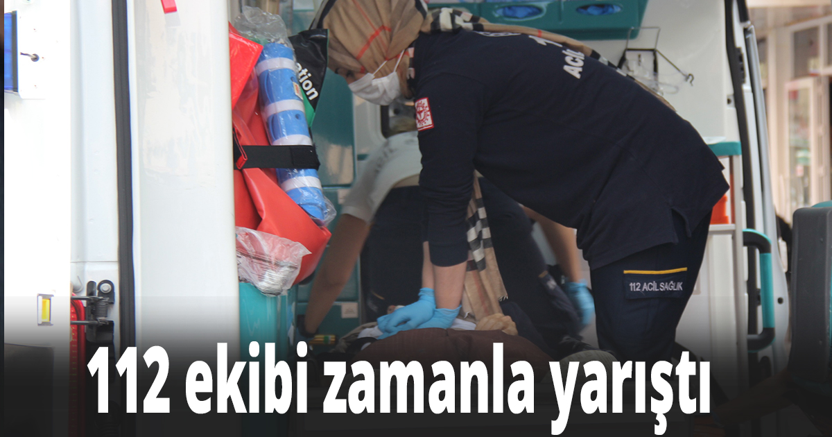 Sokak ortasında kalbi duran şahsı yaşatmak için zamanla yarıştılar