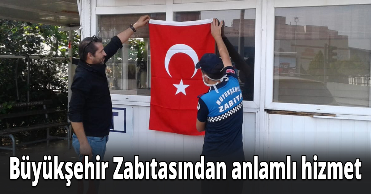 Büyükşehir Zabıtasından anlamlı hizmet