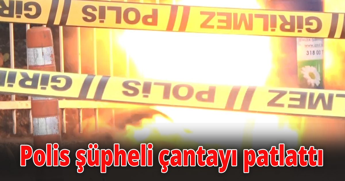 Kaymakamlık binası karşısında şüpheli çanta alarmı 