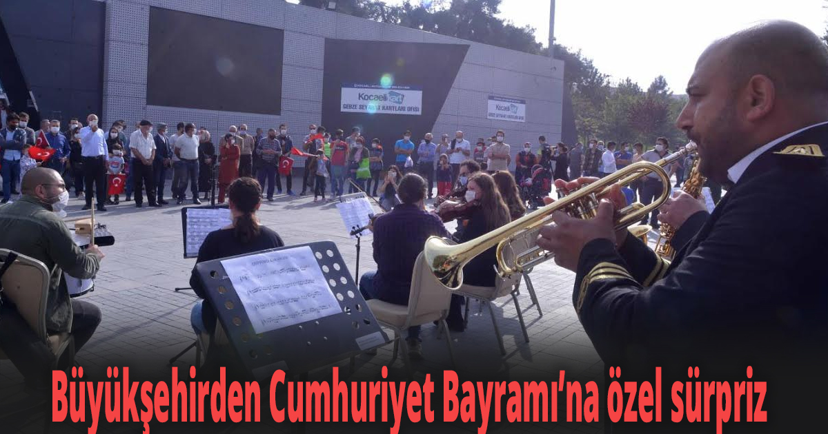 Büyükşehirden Cumhuriyet Bayramı’na özel sürpriz