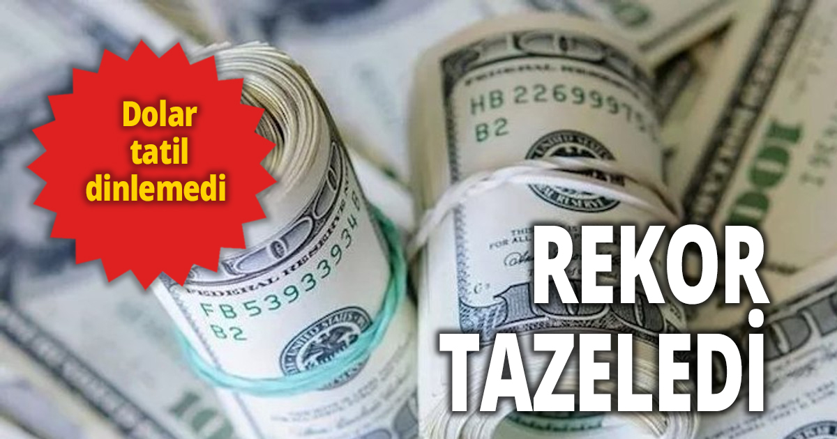 Dolar tatil dinlemedi 