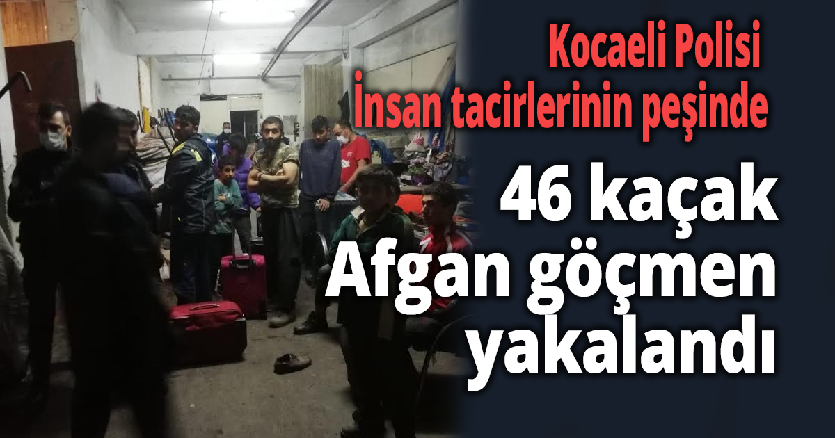 46 kaçak göçmen yakalandı