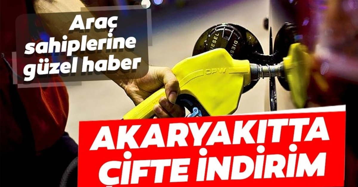 Benzin ve motorine indirim
