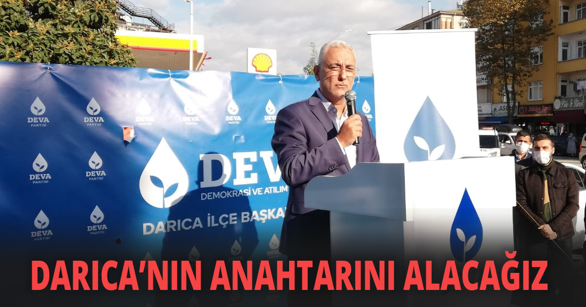 DEVA Partisi Darıca Kongresi Yapıldı