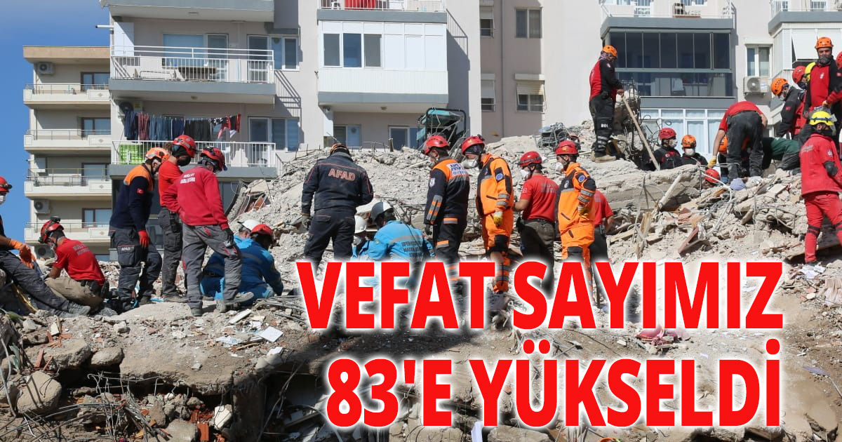İzmir depremi bilançosu ağırlaşıyor
