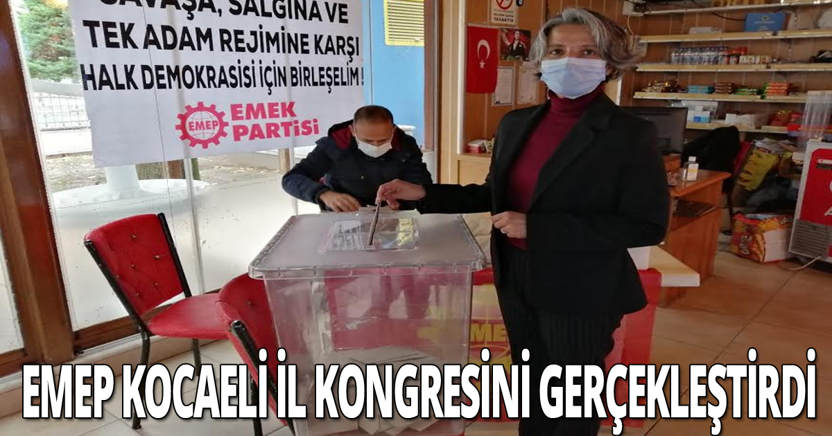 EMEP Kocaeli il kongresini gerçekleştirdi