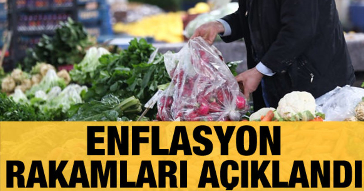 Enflasyon rakamları açıklandı!