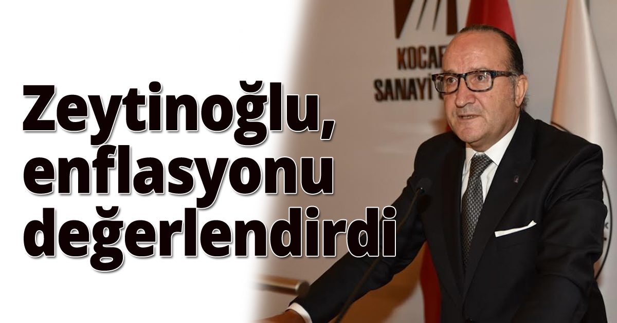 Zeytinoğlu, enflasyonu değerlendirdi
